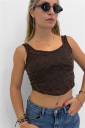 top corto in pizzo selena